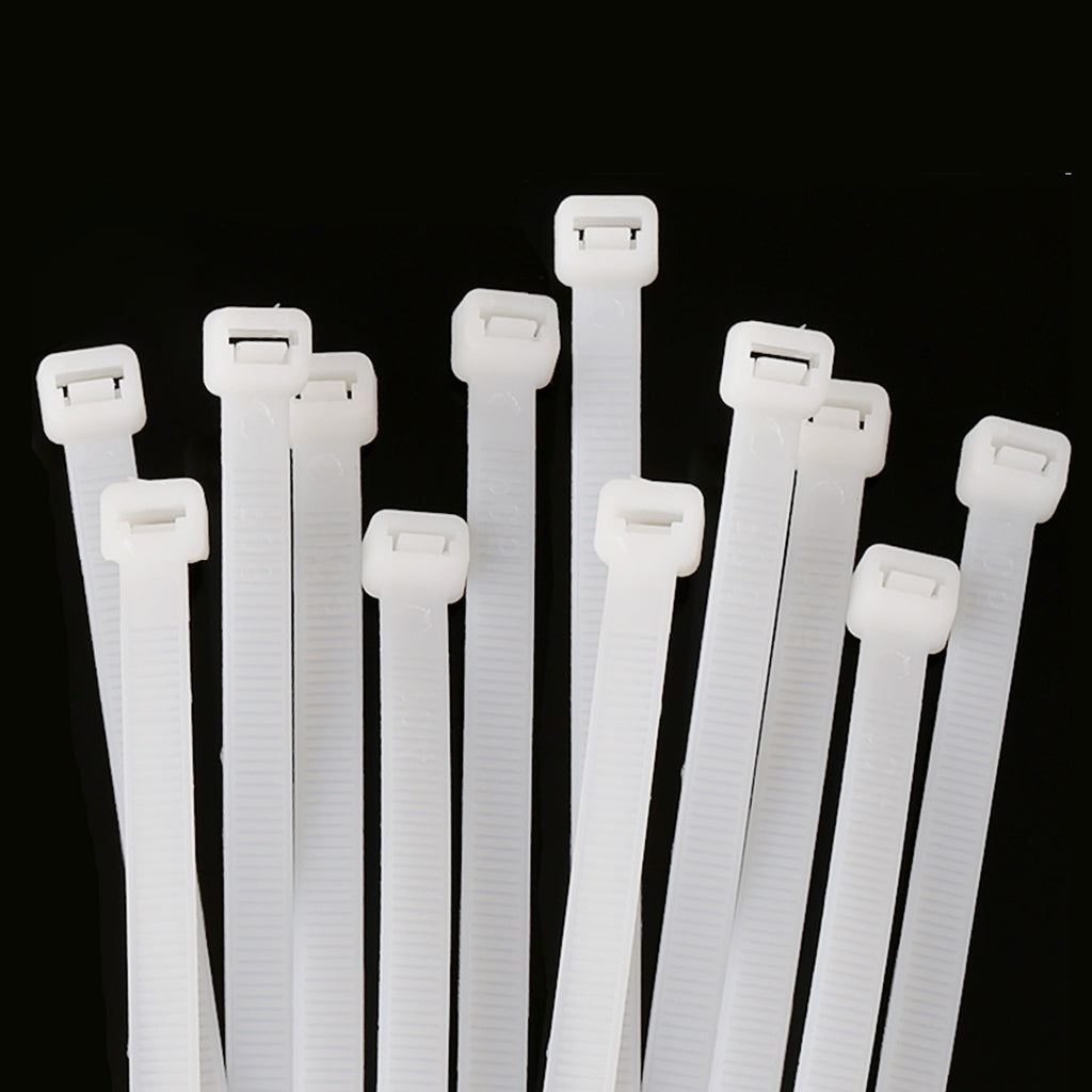 White Nylon Cable Ties 9 Sizes