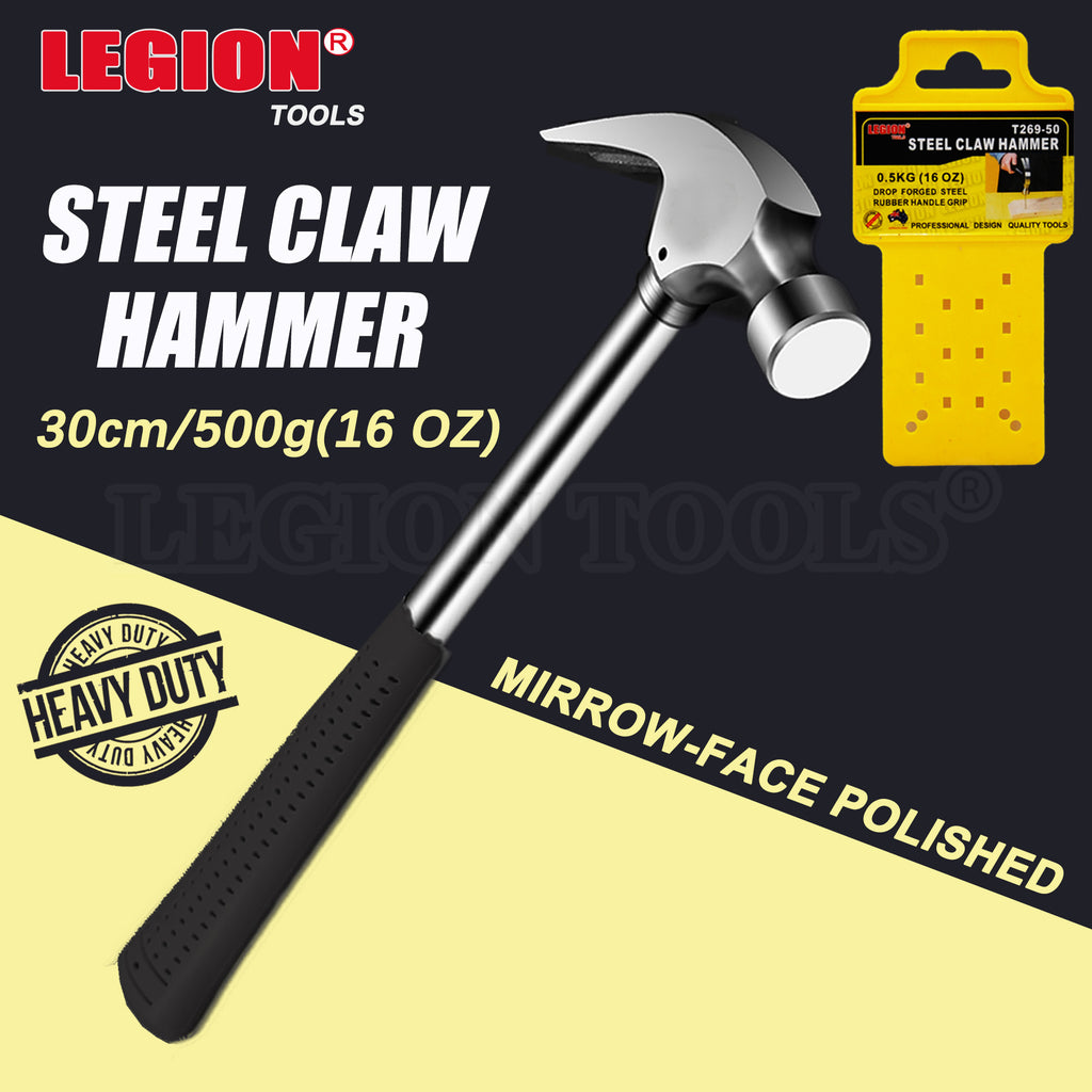 Steel Claw Hammer 500g (16OZ)