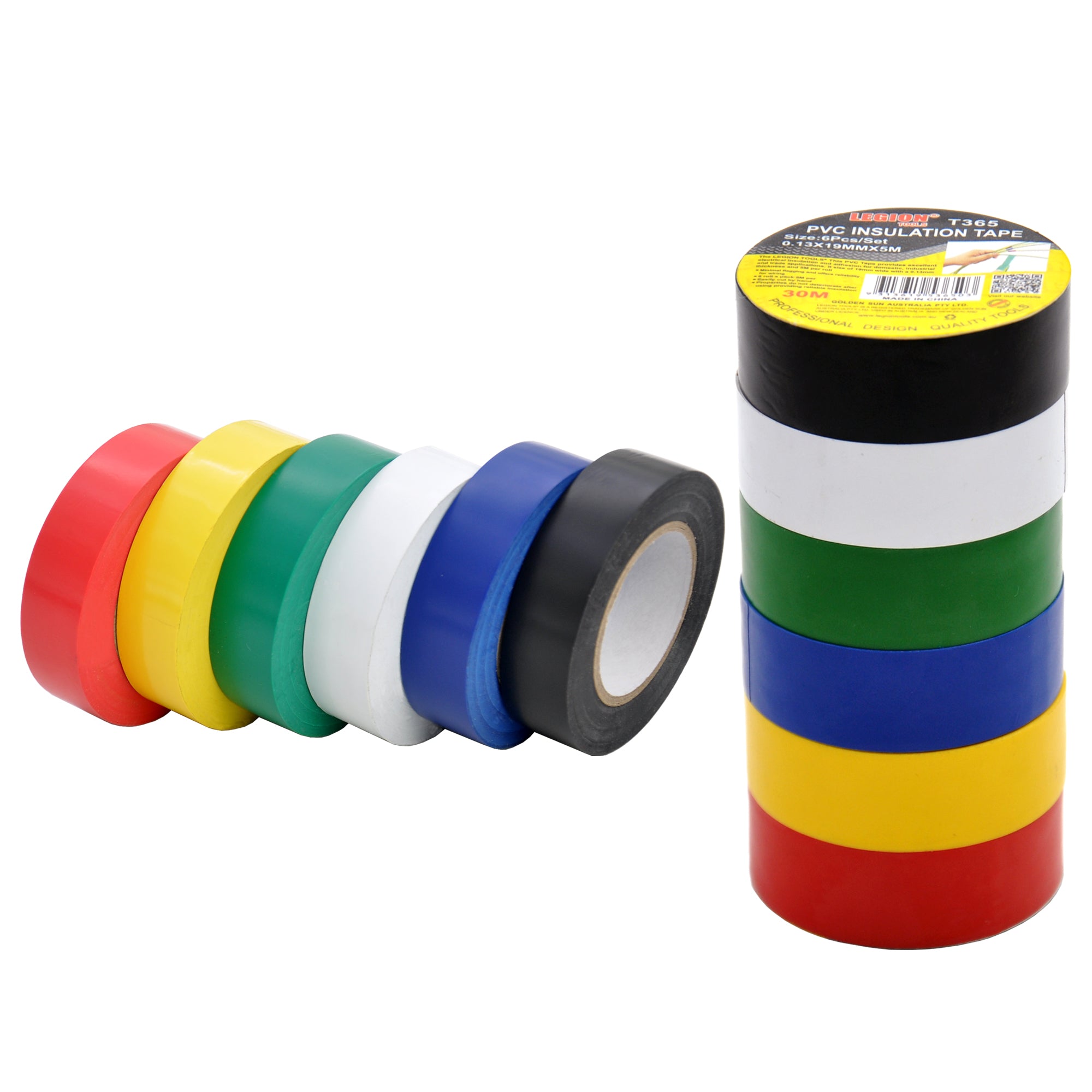 PVC Insulation Tape 0.13mm x 19mm x 20m – Legion Warehouse