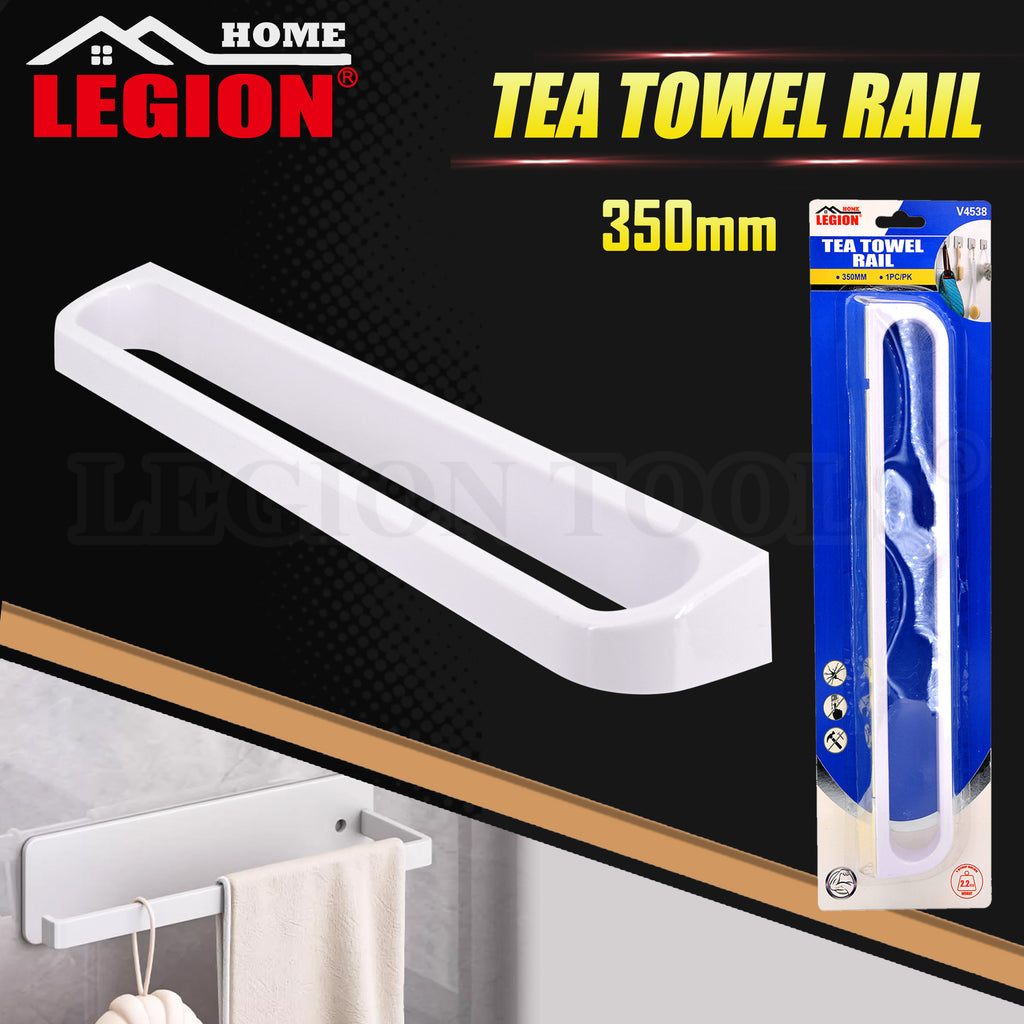 Self Adhesive Tea Towel Holder Rack Bathroom Rail