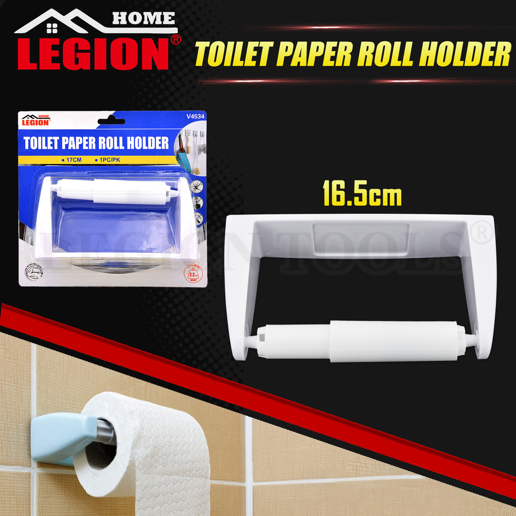 Toilet Paper Roll Holder Rack Rail Tissue Storage Wall Mounted