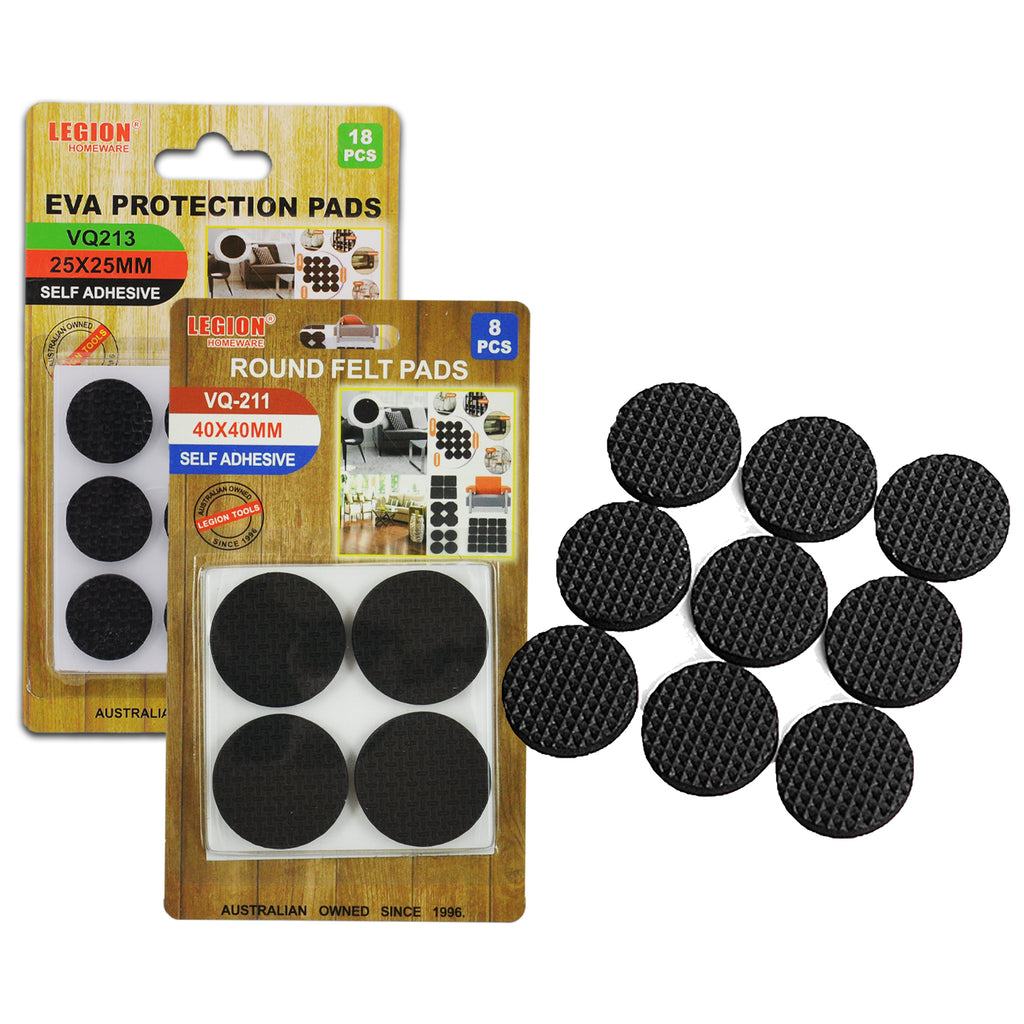 Round Non Slip Self-Adhesive Felt Pads