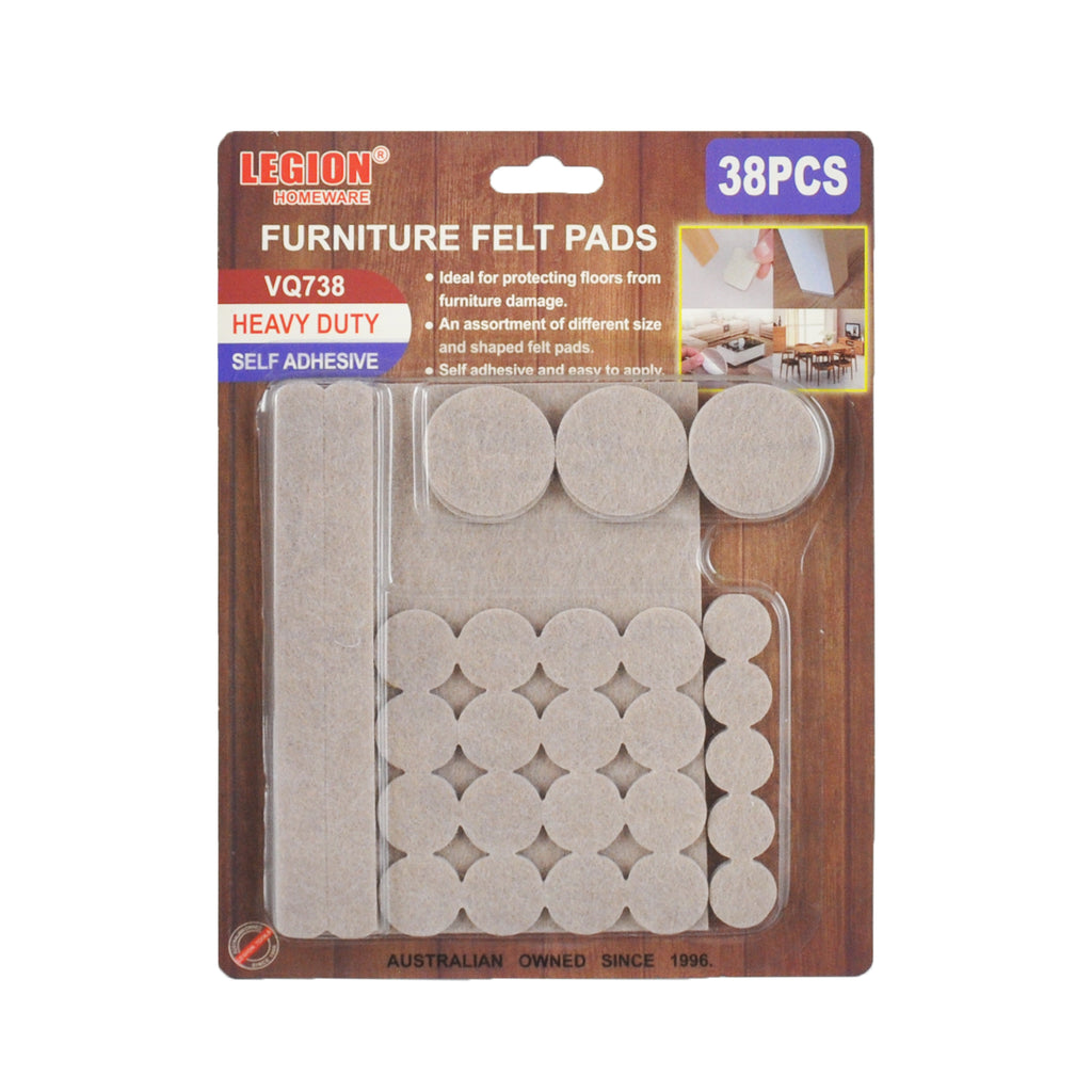 Felt Furniture Floor Protector Pads Set 38PCS