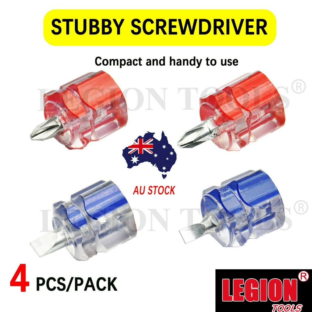 Stubby Screwdriver Set 4PCS