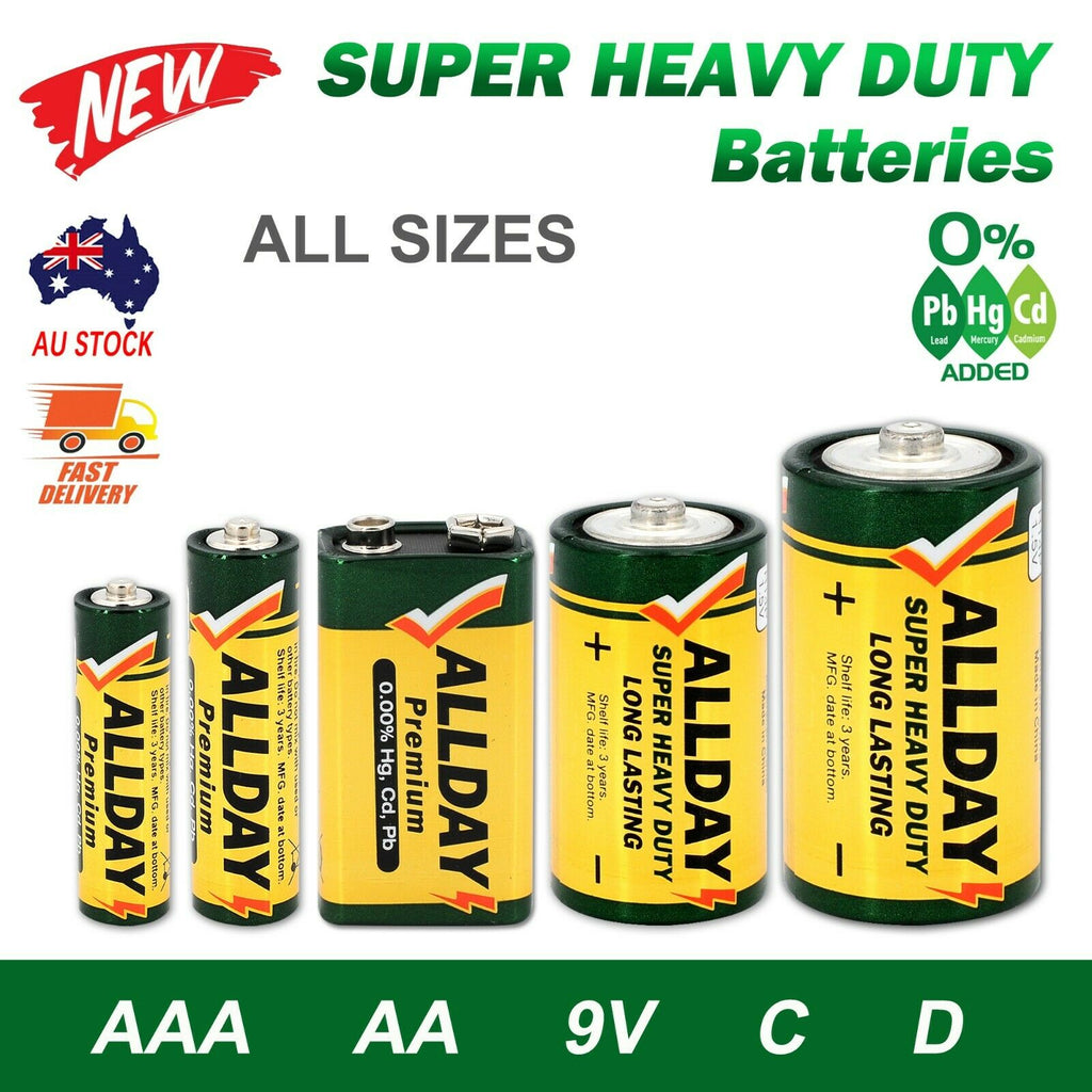 ALLDAY Super Heavy Duty Batteries