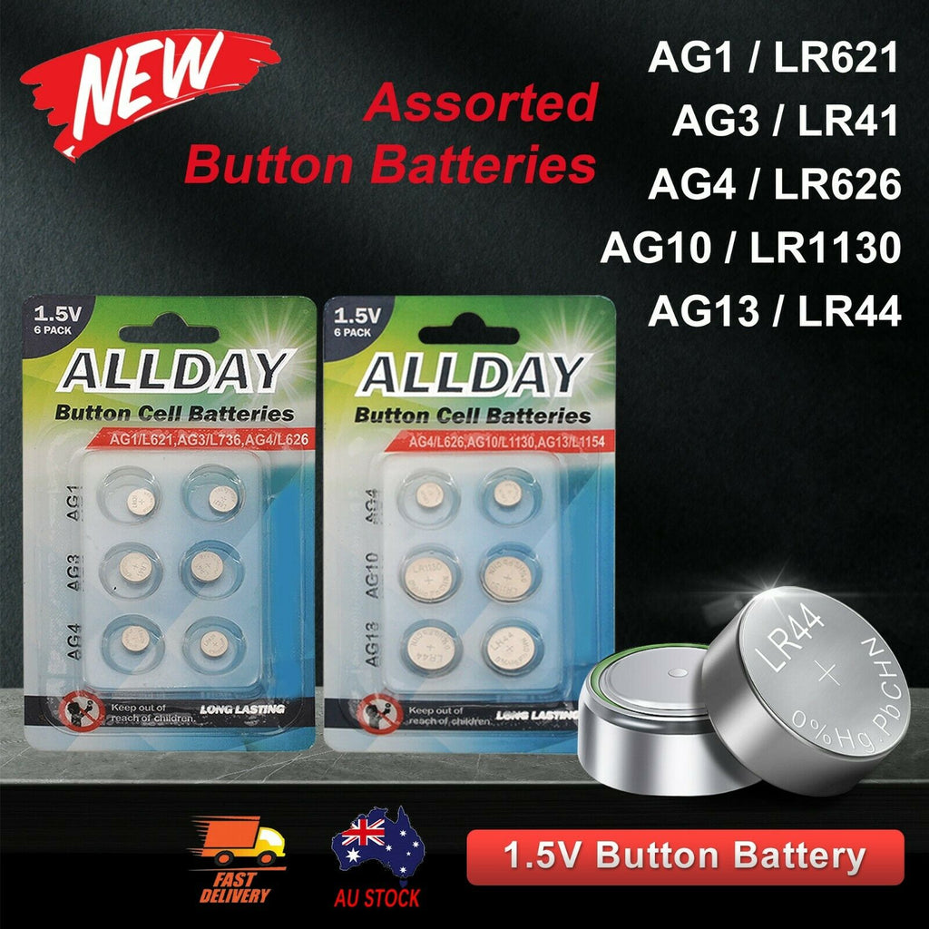 ALLDAY Mixed Battery Button Batteries