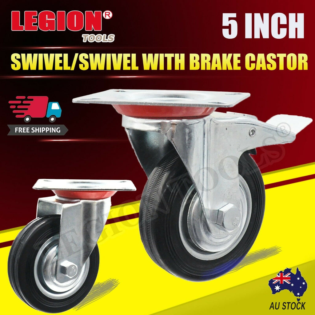 Castor Wheels 5" 125mm