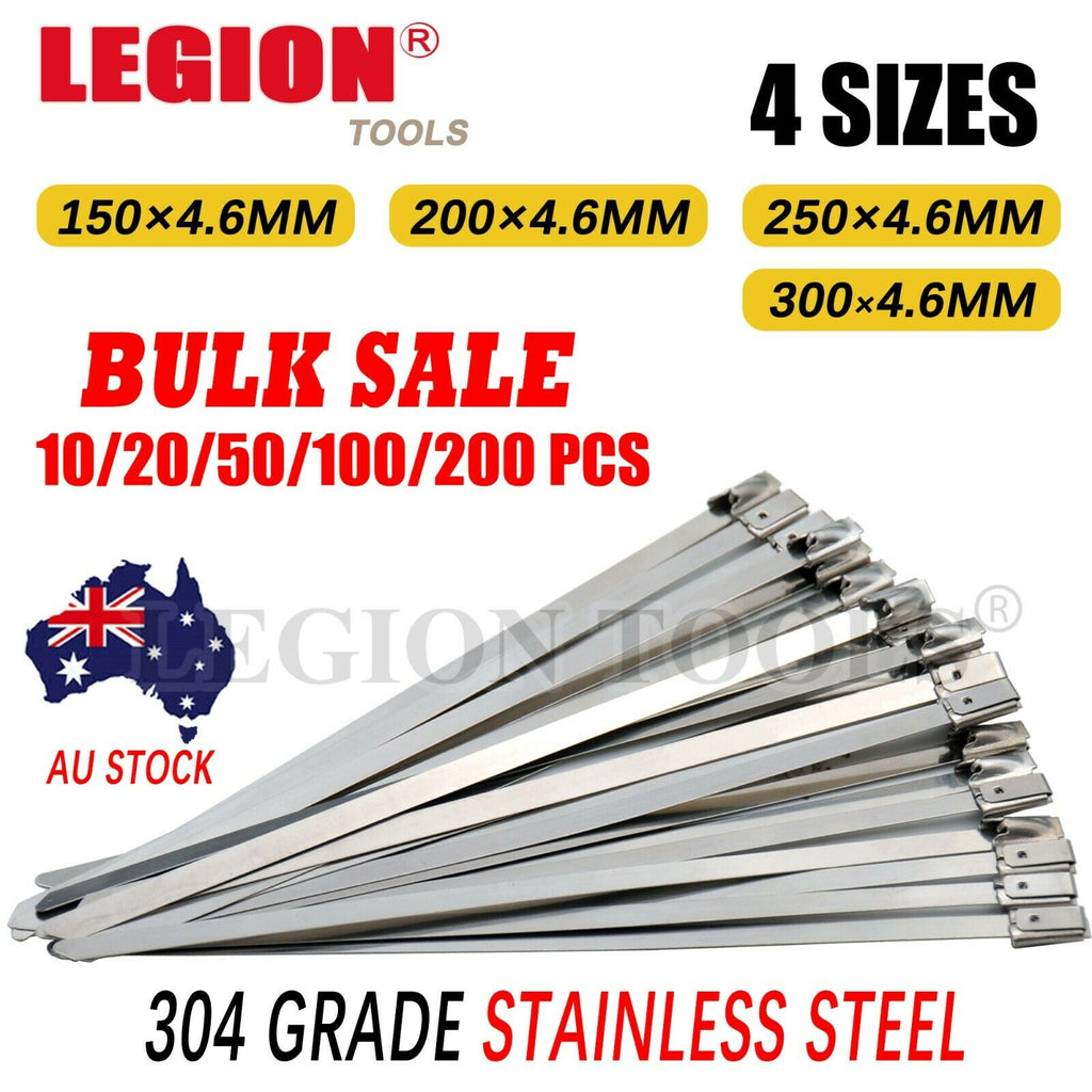 Stainless Steel Cable Ties 4 Sizes