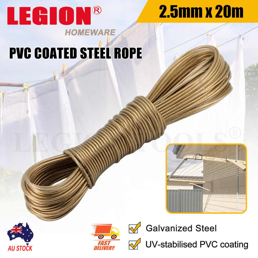 PVC Coated Steel Rope 2.5mm × 20m