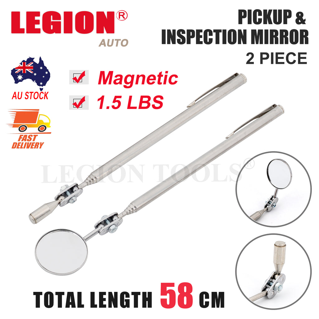 Magnetic Pick Up & Inspection Mirror 2PCS